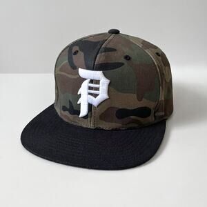 Primitive Dirty P Snapback Camo Hat Green Brown Black Skate Gorpcore Streetwear